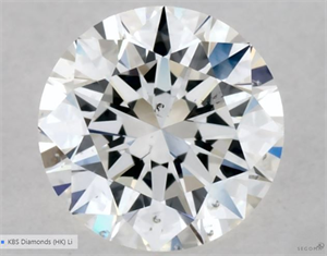 Picture of Natural Diamond 0.40 Carats, Round with Excellent Cut, F Color, SI1 Clarity and Certified by GIA