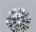 Natural Diamond 0.40 Carats, Round with Excellent Cut, H Color, VVS1 Clarity and Certified by GIA