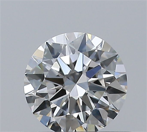 Picture of Natural Diamond 0.40 Carats, Round with Excellent Cut, H Color, VVS1 Clarity and Certified by GIA