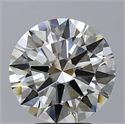 Natural Diamond 3.50 Carats, Round with Excellent Cut, K Color, VS2 Clarity and Certified by GIA