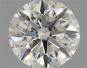 Picture of Natural Diamond 0.54 Carats, Round with Excellent Cut, I Color, VS1 Clarity and Certified by IGI