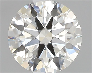 Picture of Natural Diamond 0.41 Carats, Round with Excellent Cut, J Color, IF Clarity and Certified by GIA