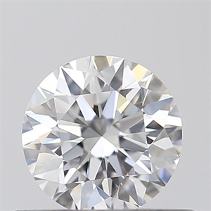 Picture of Natural Diamond 0.42 Carats, Round with Excellent Cut, D Color, VVS1 Clarity and Certified by GIA