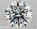 Natural Diamond 0.40 Carats, Round with Excellent Cut, H Color, SI2 Clarity and Certified by GIA