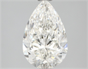 Natural Diamond 2.02 Carats, Pear with  Cut, J Color, VS2 Clarity and Certified by GIA