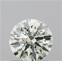 Natural Diamond 0.77 Carats, Round with Excellent Cut, J Color, SI2 Clarity and Certified by IGI