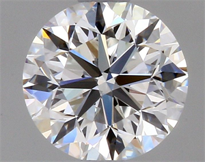 Picture of Natural Diamond 0.40 Carats, Round with Very Good Cut, F Color, VVS2 Clarity and Certified by GIA