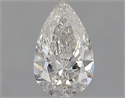 Natural Diamond 1.03 Carats, Pear with  Cut, H Color, I1 Clarity and Certified by GIA