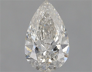 Picture of Natural Diamond 1.03 Carats, Pear with  Cut, H Color, I1 Clarity and Certified by GIA