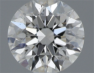 Picture of Natural Diamond 0.40 Carats, Round with Excellent Cut, F Color, SI1 Clarity and Certified by GIA