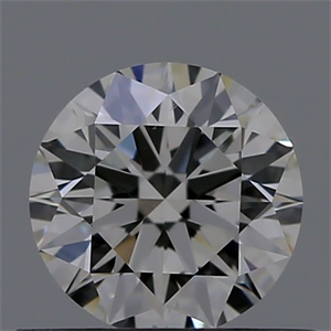 Picture of Natural Diamond 0.46 Carats, Round with Excellent Cut, H Color, VVS1 Clarity and Certified by GIA