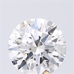 Picture of Natural Diamond 2.00 Carats, Round with Excellent Cut, E Color, SI2 Clarity and Certified by GIA