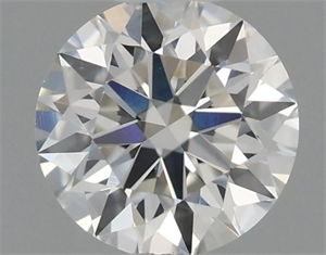 Picture of Natural Diamond 0.40 Carats, Round with Excellent Cut, H Color, VS2 Clarity and Certified by GIA