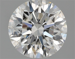 Picture of Natural Diamond 1.64 Carats, Round with Excellent Cut, H Color, VVS2 Clarity and Certified by GIA