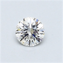 Natural Diamond 0.44 Carats, Round with Very Good Cut, E Color, VS2 Clarity and Certified by GIA