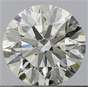 Natural Diamond 0.50 Carats, Round with Excellent Cut, H Color, SI1 Clarity and Certified by GIA