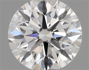 Picture of Natural Diamond 0.40 Carats, Round with Excellent Cut, F Color, VS2 Clarity and Certified by GIA