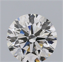 Natural Diamond 0.50 Carats, Round with Excellent Cut, I Color, VS1 Clarity and Certified by GIA