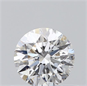 Natural Diamond 0.42 Carats, Round with Excellent Cut, F Color, SI1 Clarity and Certified by GIA