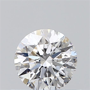 Picture of Natural Diamond 0.42 Carats, Round with Excellent Cut, F Color, SI1 Clarity and Certified by GIA