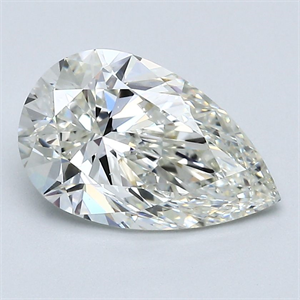 Picture of Natural Diamond 2.01 Carats, Pear with  Cut, J Color, VS2 Clarity and Certified by GIA