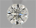 Natural Diamond 0.50 Carats, Round with Very Good Cut, K Color, VVS1 Clarity and Certified by IGI