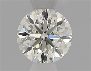 Picture of Natural Diamond 0.50 Carats, Round with Very Good Cut, K Color, VVS1 Clarity and Certified by IGI