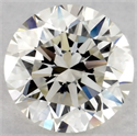 Natural Diamond 0.50 Carats, Round with Very Good Cut, J Color, VVS2 Clarity and Certified by GIA