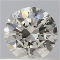 Natural Diamond 0.40 Carats, Round with Very Good Cut, K Color, SI1 Clarity and Certified by GIA