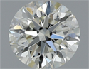 Natural Diamond 0.42 Carats, Round with Excellent Cut, I Color, VVS1 Clarity and Certified by IGI