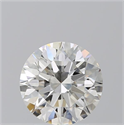 Natural Diamond 2.53 Carats, Round with Excellent Cut, H Color, VVS2 Clarity and Certified by GIA