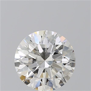 Picture of Natural Diamond 2.53 Carats, Round with Excellent Cut, H Color, VVS2 Clarity and Certified by GIA