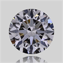 Natural Diamond 0.50 Carats, Round with Excellent Cut, J Color, VVS2 Clarity and Certified by GIA