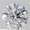 Natural Diamond 0.40 Carats, Round with Very Good Cut, D Color, SI2 Clarity and Certified by GIA