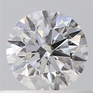 Picture of Natural Diamond 0.40 Carats, Round with Very Good Cut, D Color, SI2 Clarity and Certified by GIA