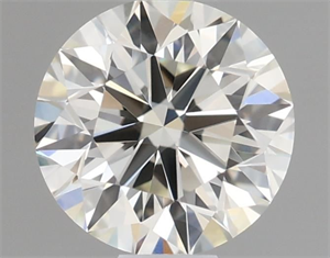 Picture of Natural Diamond 0.50 Carats, Round with Excellent Cut, K Color, VVS2 Clarity and Certified by GIA