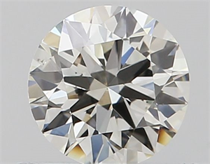 Picture of Natural Diamond 0.50 Carats, Round with Excellent Cut, I Color, SI1 Clarity and Certified by GIA