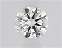 Natural Diamond 0.41 Carats, Round with Excellent Cut, K Color, VS2 Clarity and Certified by GIA