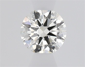 Picture of Natural Diamond 0.41 Carats, Round with Excellent Cut, K Color, VS2 Clarity and Certified by GIA