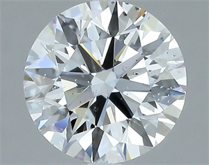 Picture of Natural Diamond 1.70 Carats, Round with Excellent Cut, D Color, SI2 Clarity and Certified by GIA