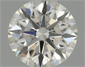 Natural Diamond 0.41 Carats, Round with Excellent Cut, H Color, VS2 Clarity and Certified by IGI