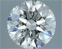 Natural Diamond 2.80 Carats, Round with Excellent Cut, I Color, VS1 Clarity and Certified by IGI