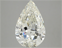 Natural Diamond 5.01 Carats, Pear with  Cut, J Color, VS2 Clarity and Certified by IGI