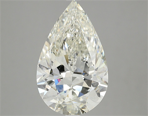 Picture of Natural Diamond 5.01 Carats, Pear with  Cut, J Color, VS2 Clarity and Certified by IGI