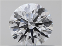 Natural Diamond 0.41 Carats, Round with Excellent Cut, F Color, SI1 Clarity and Certified by GIA