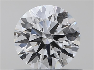 Picture of Natural Diamond 0.41 Carats, Round with Excellent Cut, F Color, SI1 Clarity and Certified by GIA