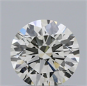 Natural Diamond 0.40 Carats, Round with Excellent Cut, I Color, VS1 Clarity and Certified by IGI