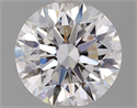 Natural Diamond 2.01 Carats, Round with Excellent Cut, D Color, VVS1 Clarity and Certified by GIA