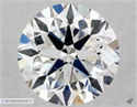 Natural Diamond 0.40 Carats, Round with Very Good Cut, E Color, SI1 Clarity and Certified by GIA