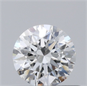 Natural Diamond 0.40 Carats, Round with Excellent Cut, F Color, SI2 Clarity and Certified by GIA